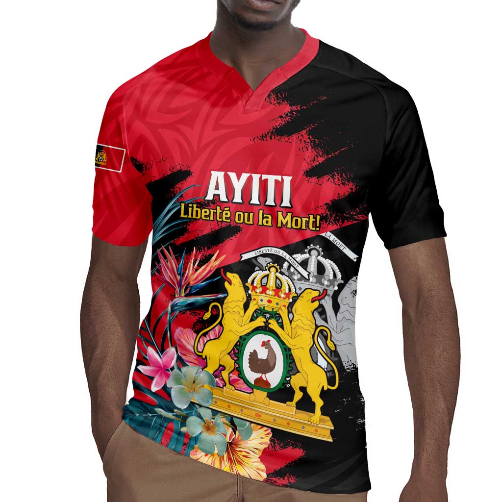 Personalized First Empire of Haiti 1804-1806 Rugby Jersey Liberté ou la Mort!