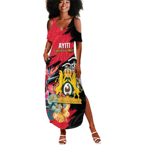 Personalized First Empire of Haiti 1804-1806 Summer Maxi Dress Liberté ou la Mort!