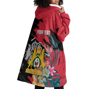 Personalized First Empire of Haiti 1804-1806 Wearable Blanket Hoodie Liberté ou la Mort!