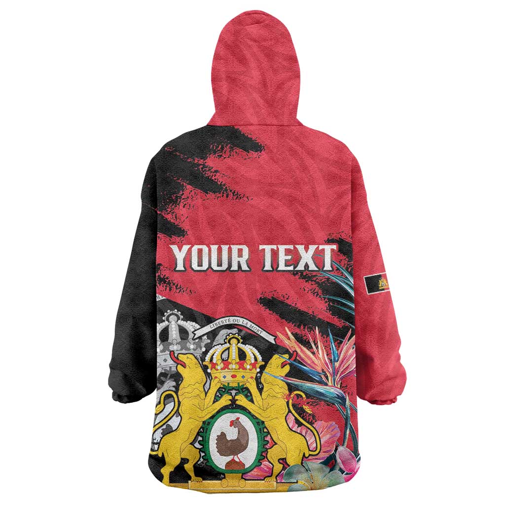 Personalized First Empire of Haiti 1804-1806 Wearable Blanket Hoodie Liberté ou la Mort!