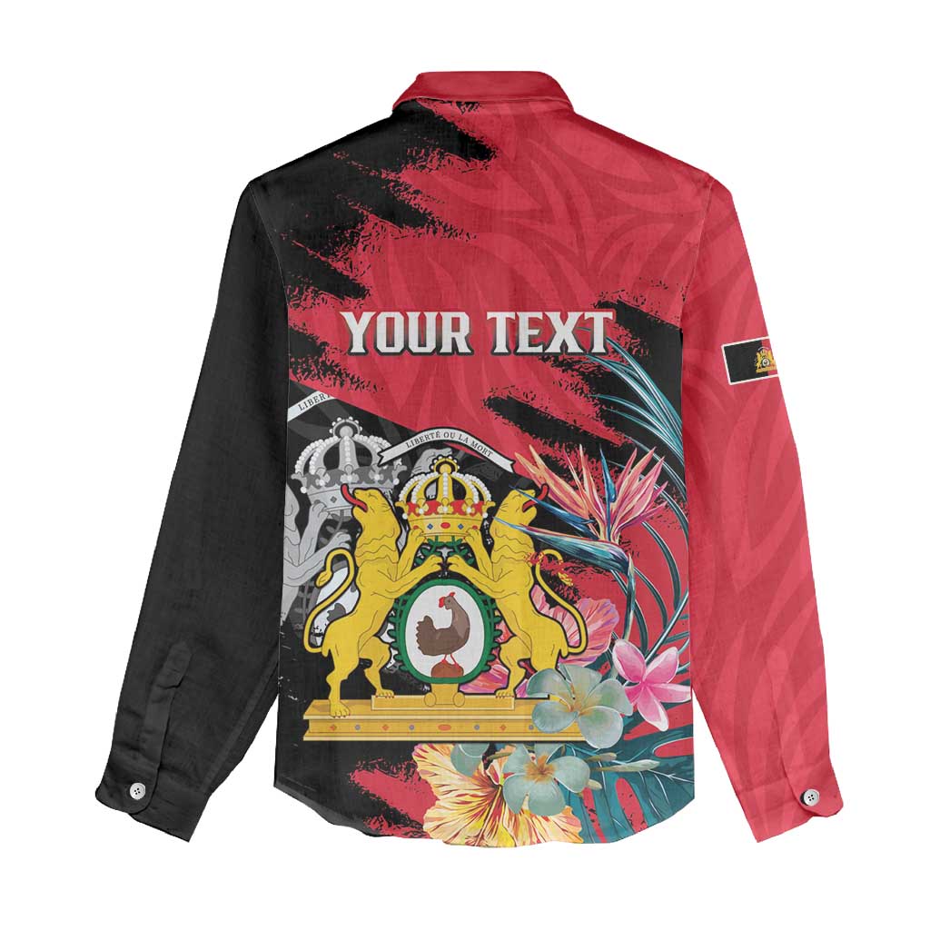 Personalized First Empire of Haiti 1804-1806 Women Casual Shirt Liberté ou la Mort!