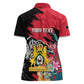 Personalized First Empire of Haiti 1804-1806 Women Polo Shirt Liberté ou la Mort!