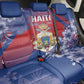 Second Anpi an Ayiti Back Car Seat Cover Imperial Haiti Coat Of Arms Tropical Flowers