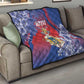 Second Anpi an Ayiti Quilt Imperial Haiti Coat Of Arms Tropical Flowers