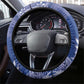 Second Anpi an Ayiti Steering Wheel Cover Imperial Haiti Coat Of Arms Tropical Flowers