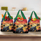 Personalised Afro Seychelles Grocery Bag Aldabra Giant Tortoise With Beach Sunset