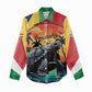 Personalised Afro Seychelles Women Casual Shirt Aldabra Giant Tortoise With Beach Sunset LT15