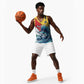 Personalised Afro Seychelles Basketball Jersey Sailfish With Coat Of Arms - African Pride