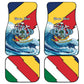 Personalised Afro Seychelles Car Mats Sailfish With Coat Of Arms