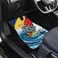 Personalised Afro Seychelles Car Mats Sailfish With Coat Of Arms