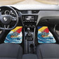Personalised Afro Seychelles Car Mats Sailfish With Coat Of Arms