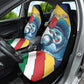 Personalised Afro Seychelles Car Seat Cover Sailfish With Coat Of Arms