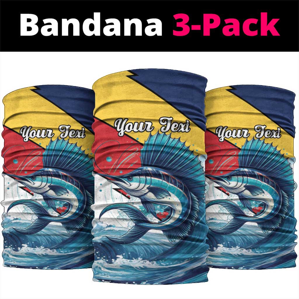 Afro Seychelles Neck Gaiter Sailfish With Coat Of Arms - African Pride