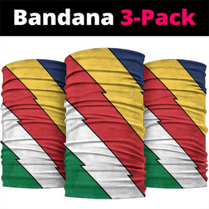Afro Seychelles Neck Gaiter Sailfish With Coat Of Arms - African Pride