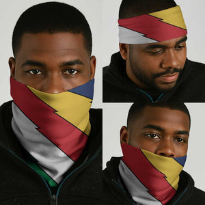 Afro Seychelles Neck Gaiter Sailfish With Coat Of Arms - African Pride