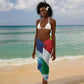 Personalised Afro Seychelles Sarong Sailfish With Coat Of Arms