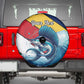 Personalised Afro Seychelles Spare Tire Cover Sailfish With Coat Of Arms