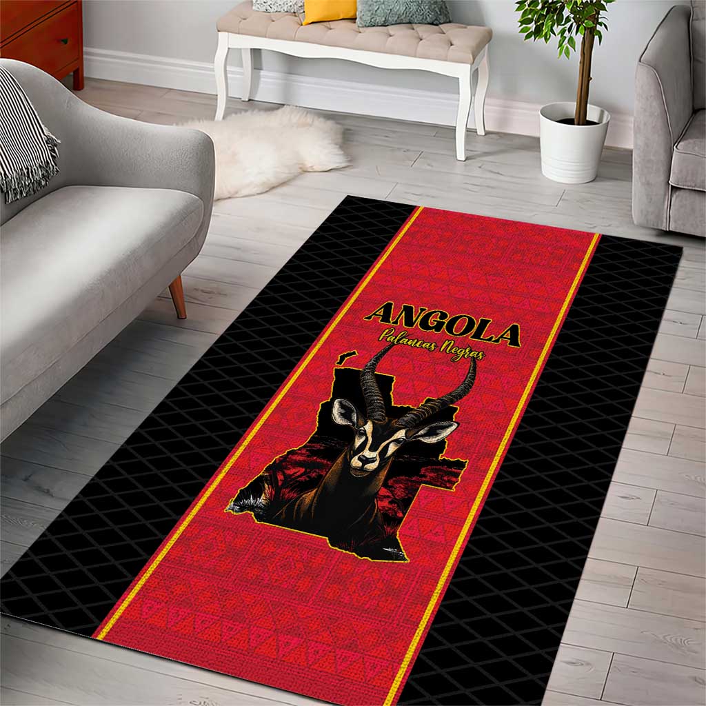 Angola Football Area Rug Come On Palancas Negras - African Pride