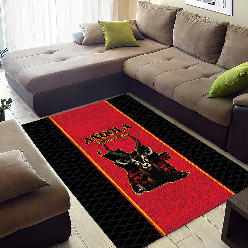 Angola Football Area Rug Come On Palancas Negras - African Pride