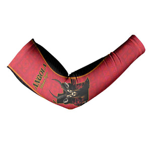 Custom Angola Football Arm Sleeves Come On Palancas Negras - African Pride