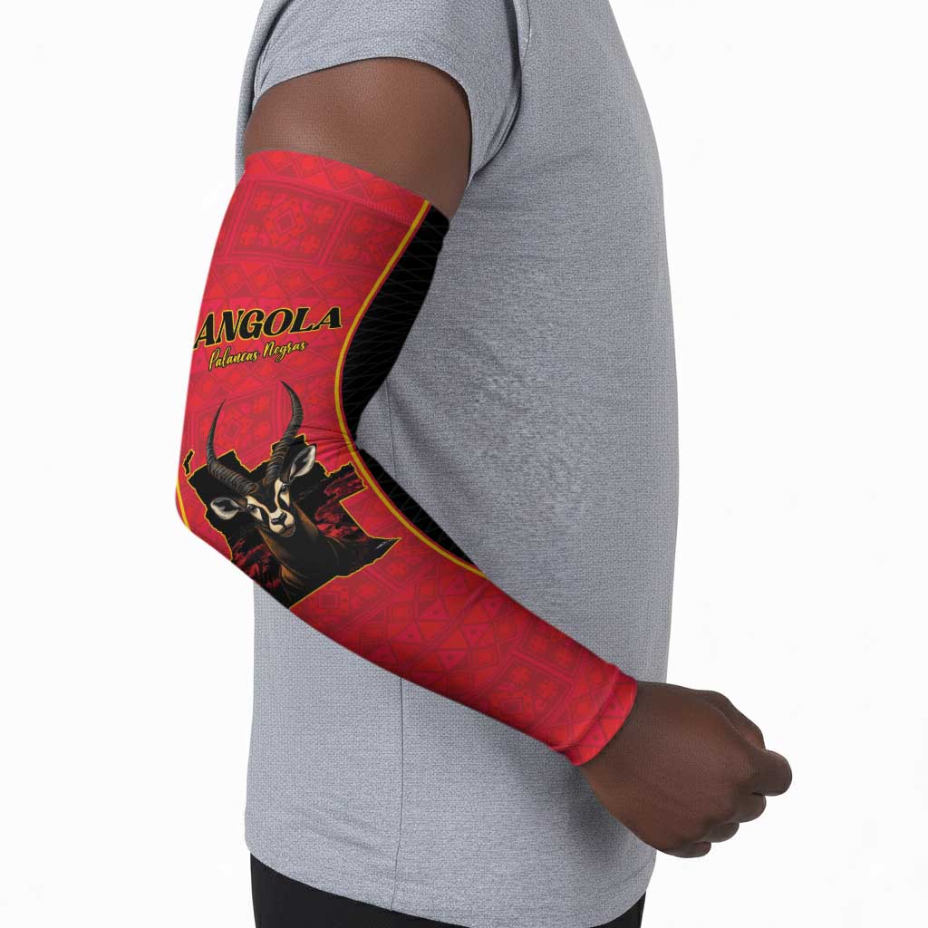 Custom Angola Football Arm Sleeves Come On Palancas Negras - African Pride
