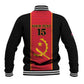Custom Angola Football Baseball Jacket Come On Palancas Negras - African Pride