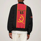 Custom Angola Football Bomber Jacket Come On Palancas Negras - African Pride