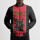 Custom Angola Football Bomber Puffer Jacket Come On Palancas Negras - African Pride