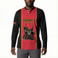 Custom Angola Football Button Sweatshirt Come On Palancas Negras