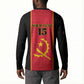 Custom Angola Football Button Sweatshirt Come On Palancas Negras