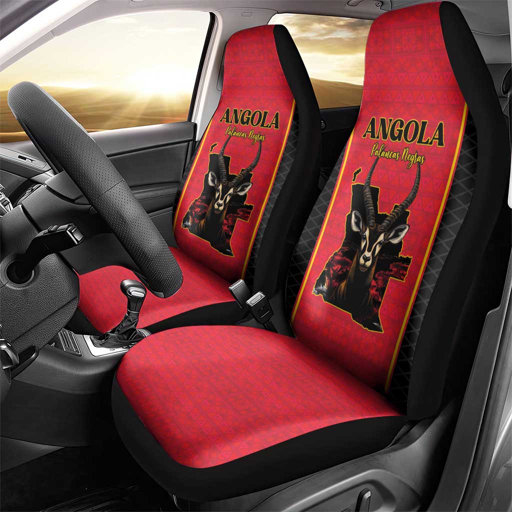 Angola Football Car Seat Cover Come On Palancas Negras - African Pride