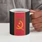 Custom Angola Football Ceramic Mug Come On Palancas Negras - African Pride