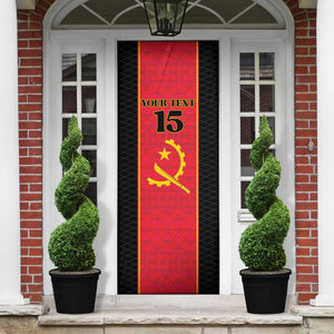 Custom Angola Football Door Cover Come On Palancas Negras - African Pride