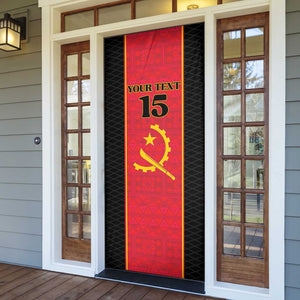 Custom Angola Football Door Cover Come On Palancas Negras - African Pride