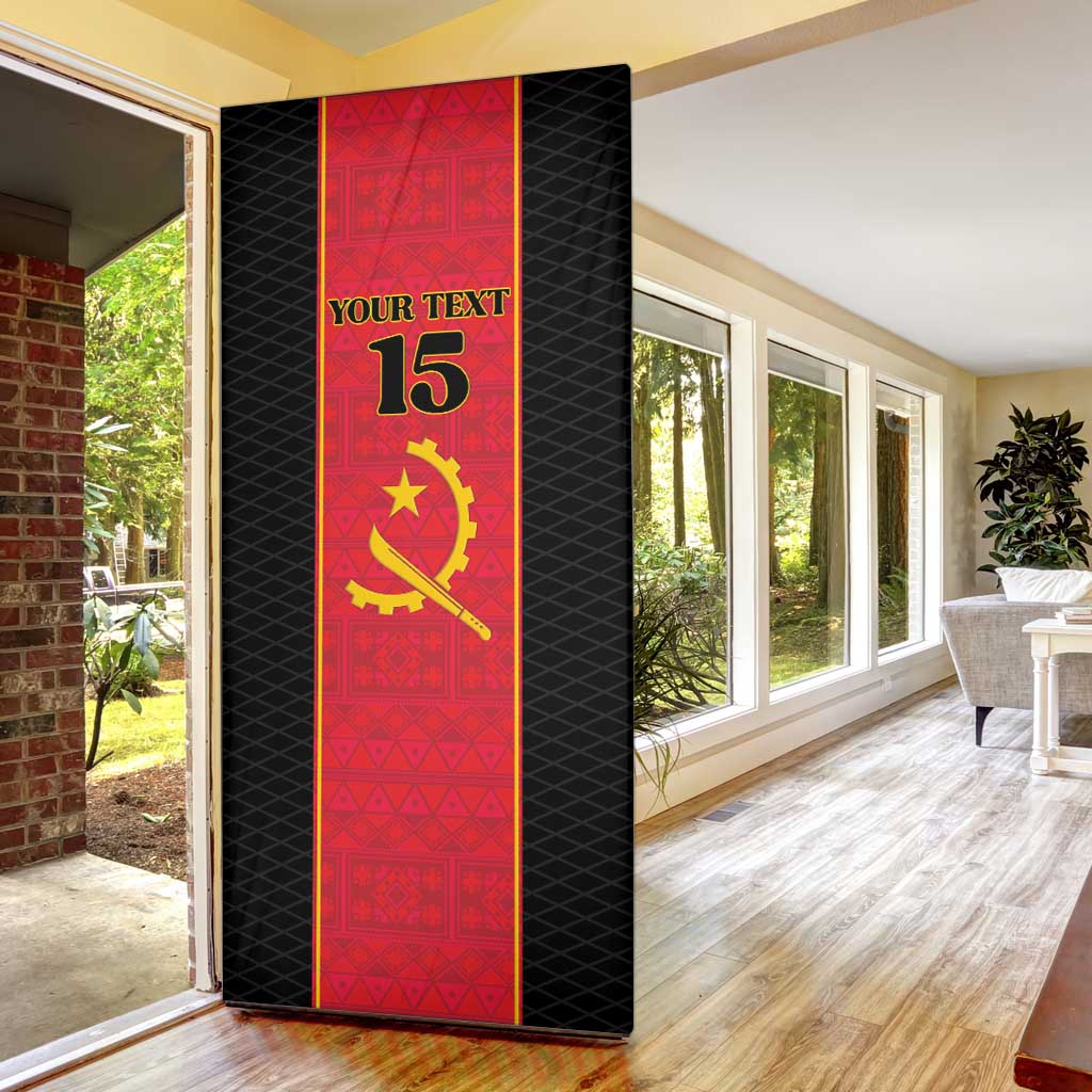 Custom Angola Football Door Cover Come On Palancas Negras - African Pride