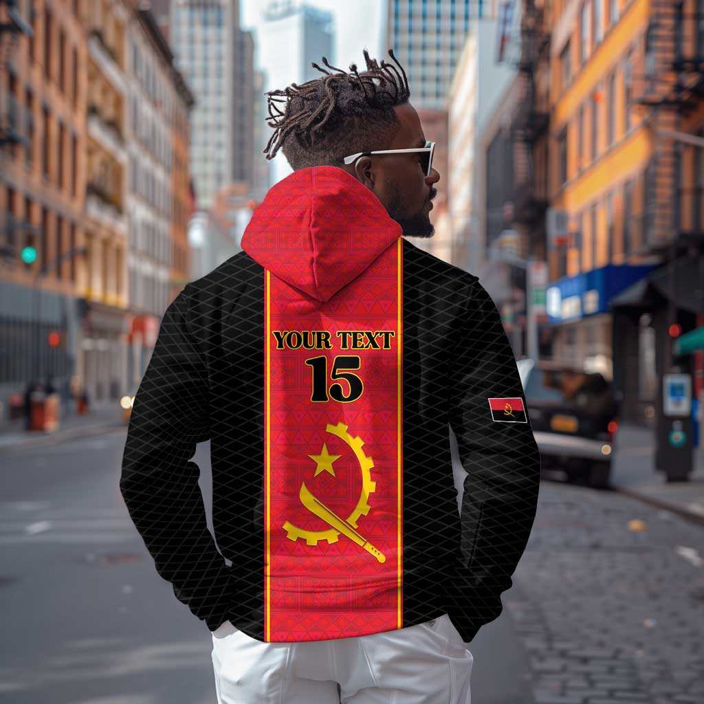 Custom Angola Football Hoodie Come On Palancas Negras - African Pride