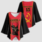 Custom Angola Football Kimono Sleeve Blouse Come On Palancas Negras - African Pride