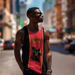 Custom Angola Football Men Tank Top Come On Palancas Negras - African Pride