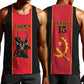 Custom Angola Football Men Tank Top Come On Palancas Negras - African Pride