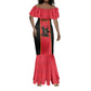Custom Angola Football Mermaid Dress Come On Palancas Negras - African Pride