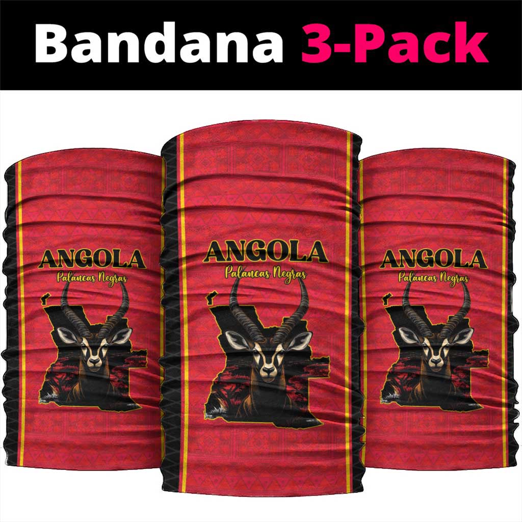 Angola Football Neck Gaiter Come On Palancas Negras - African Pride