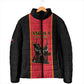 Custom Angola Football Padded Jacket Come On Palancas Negras - African Pride