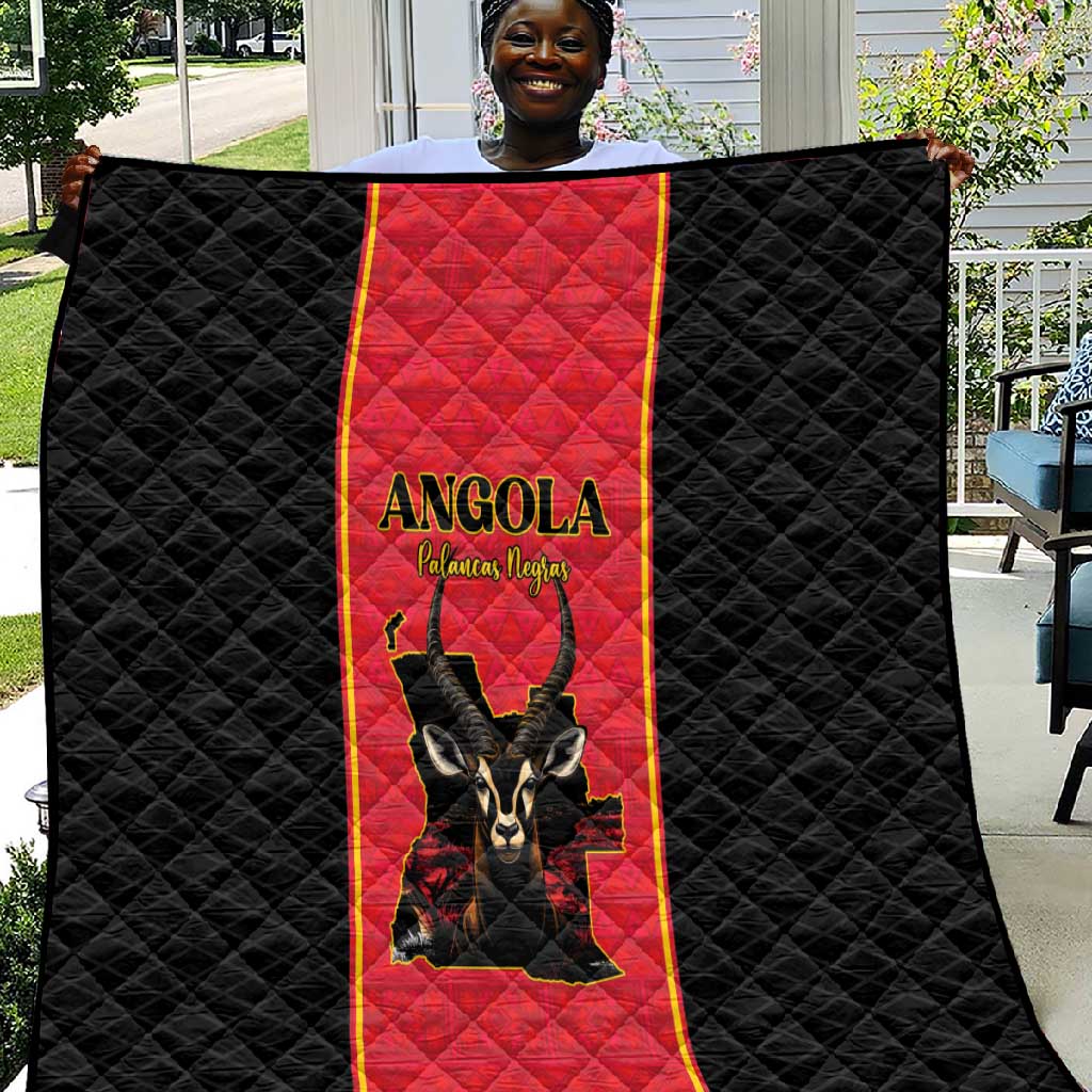 Angola Football Quilt Come On Palancas Negras - African Pride