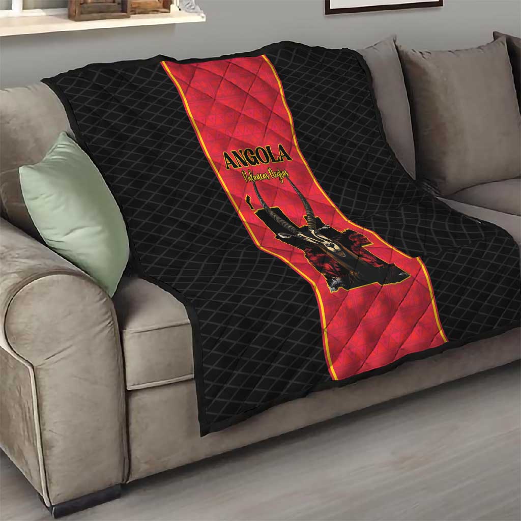 Angola Football Quilt Come On Palancas Negras - African Pride
