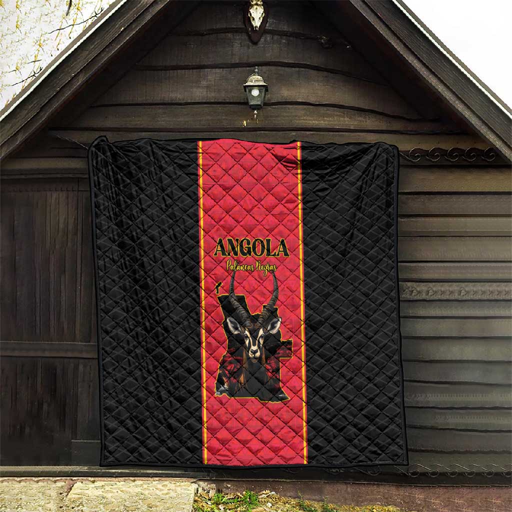 Angola Football Quilt Come On Palancas Negras - African Pride