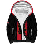 Custom Angola Football Sherpa Hoodie Come On Palancas Negras - African Pride