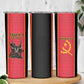 Custom Angola Football Skinny Tumbler Come On Palancas Negras - African Pride