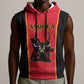 Custom Angola Football Sleeveless Hoodie Come On Palancas Negras - African Pride