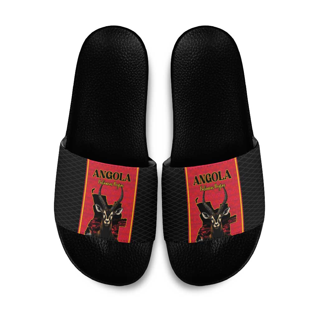 Angola Football Slide Sandals Come On Palancas Negras - African Pride