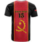 Custom Angola Football T shirt Come On Palancas Negras LT15